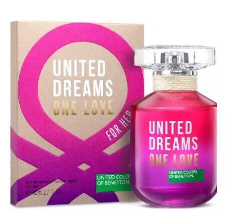 UNITED DREAMS: ONE LOVE FOR HER 80ml 2.71Oz - UNITED COLORS OF BENETTON