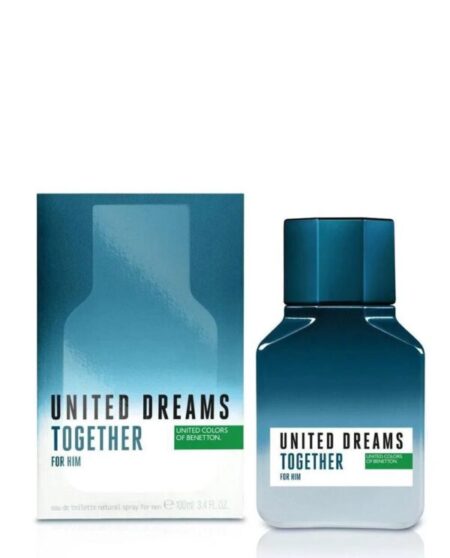 UNITED DREAMS TOGETHER FOR HIM 100ml 3.38Oz - UNITED COLORS OF BENETTON